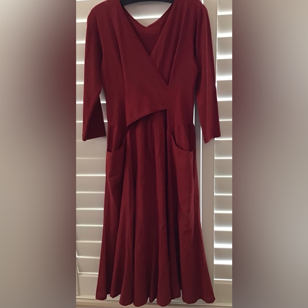 Tea length Luna Luz dress.